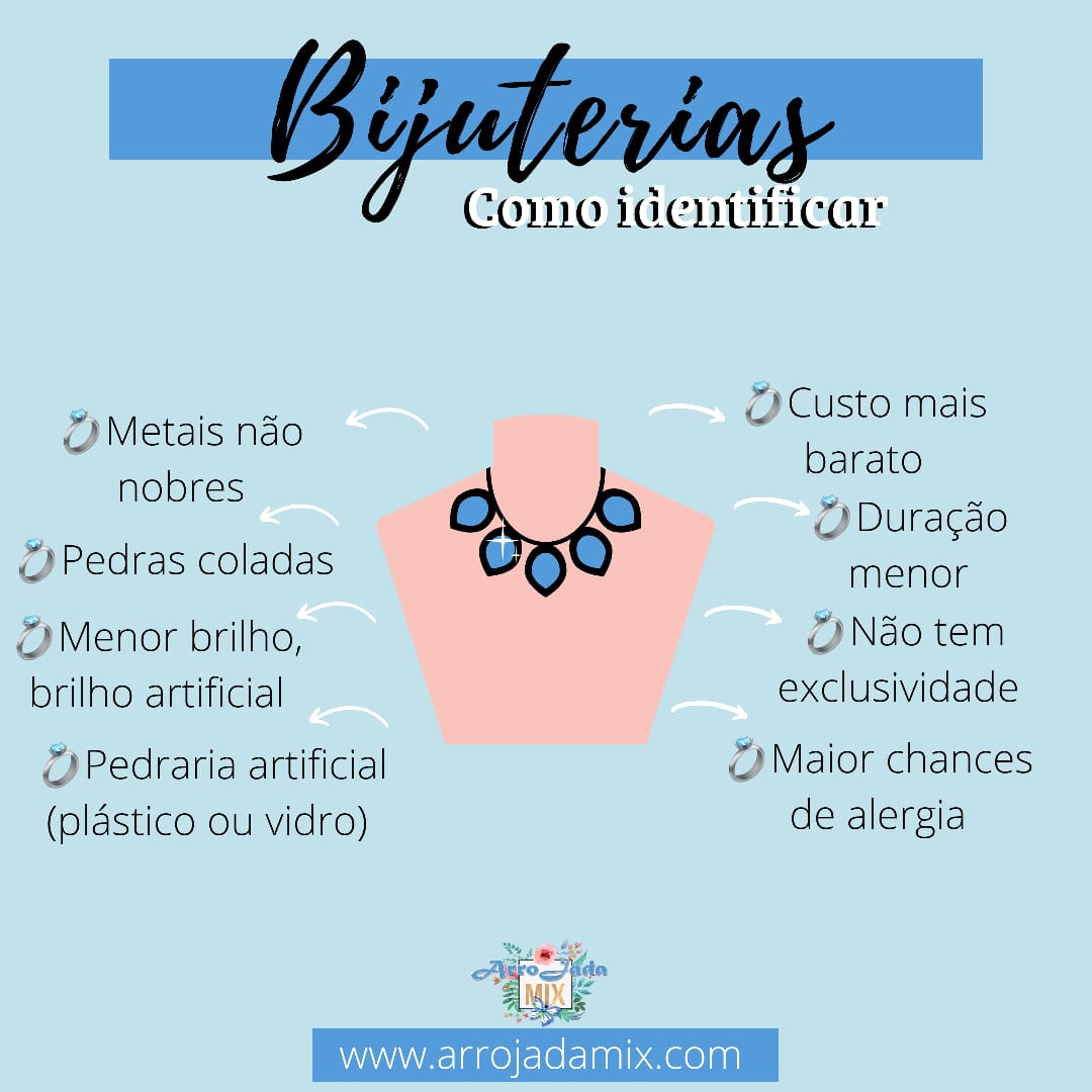 Joias, Semijoias e Bijuterias Você Sabe a Diferença? ArroJada Mix Dicas de Beleza, Moda Joias, Semijoias e Bijuterias Você Sabe a Diferença? ArroJada Mix Dicas de Beleza, Moda