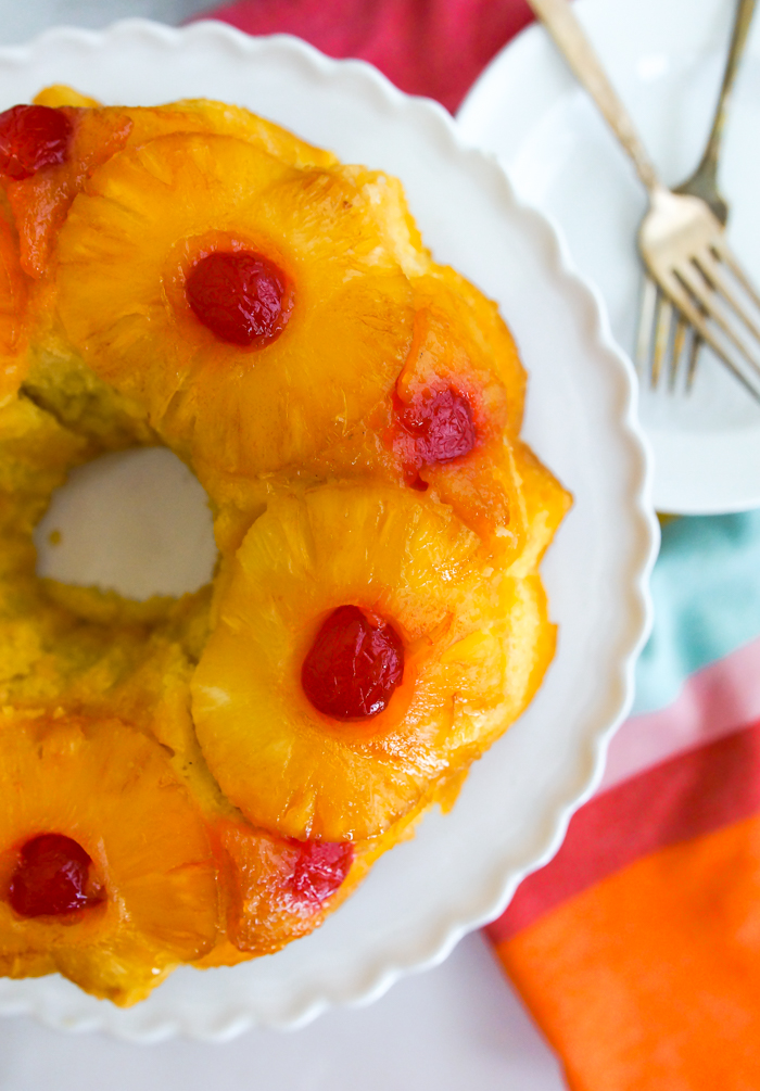 Pineapple Upside-Down Bundt Cake