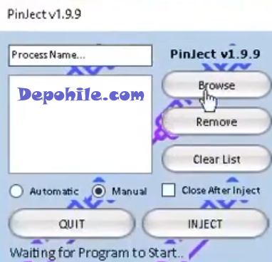 PinJect v1.9.9 Çalışan Yeni DLL Injector Programı İndir 2021