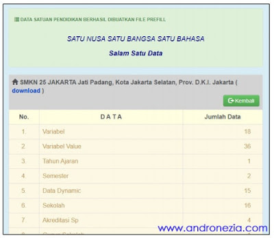 Cara Download/Generate Prefill Dapodik 2022