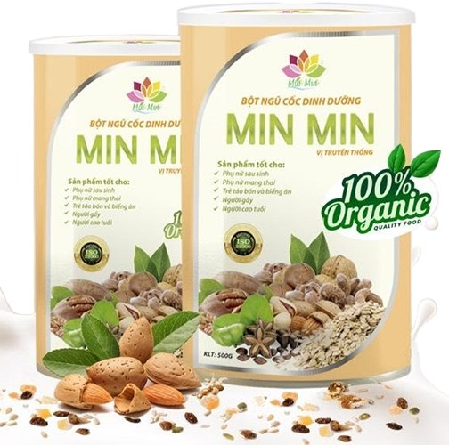 Combo 2 Hộp Ngũ Cốc Bà Bầu MinMin (500g/Hộp)