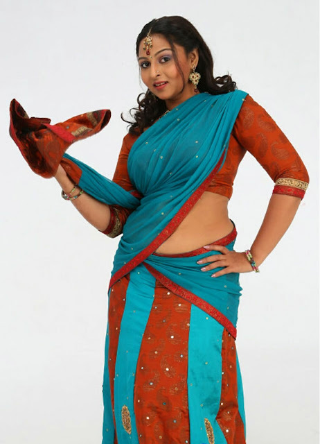 Divya Prabha Telugu Actress Beautiful Pics In Saree 5