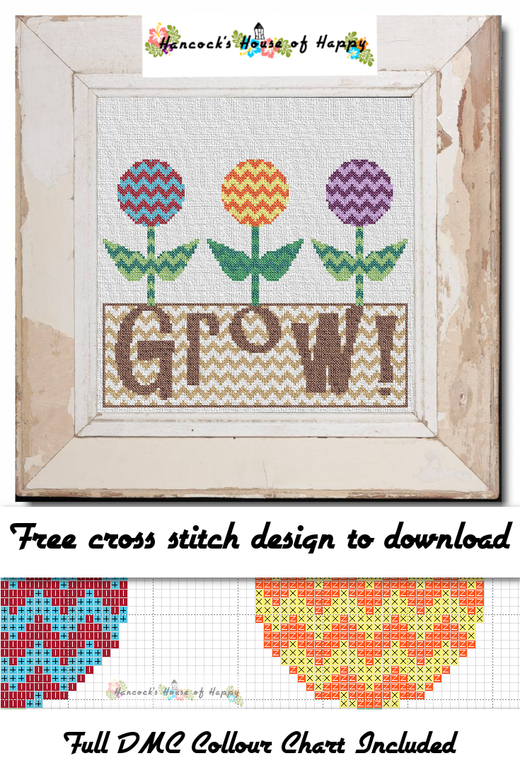 hancock's house of happy Spring Fling! Five Free Spring Cross Stitch