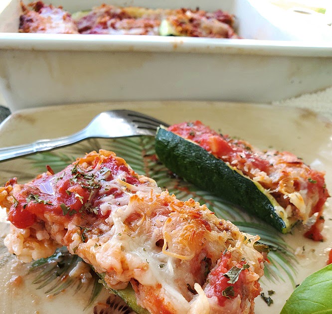 Baked Stuffed Zucchini Squash What's Cookin' Italian Style Cuisine