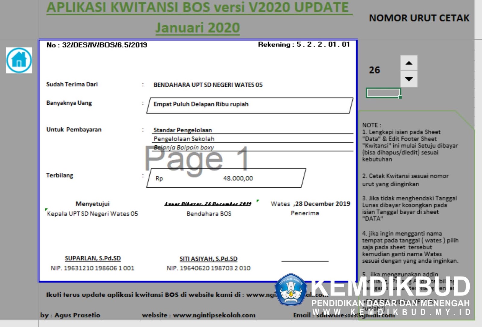Contoh Kwitansi Dana Bos 2020 Aplikasi Lpj Bos Reguler Contoh Kwitansi Dana Bos 2020 Aplikasi Lpj Bos Reguler