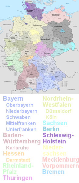 Regions Visited Germany