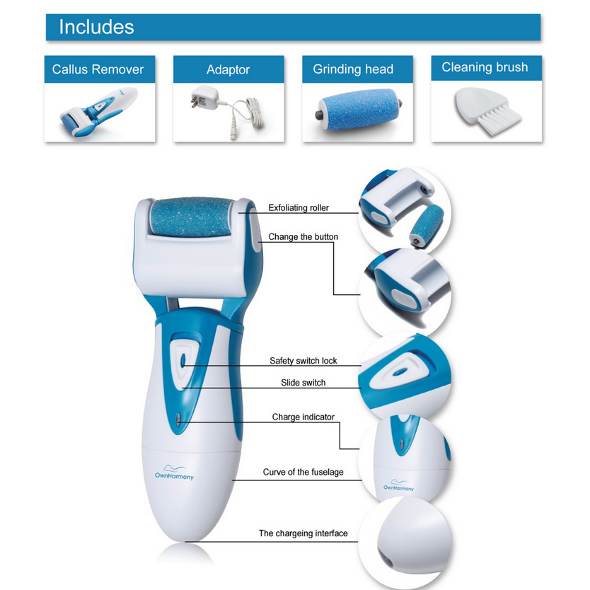 An Apel a Day The Best Pedicure With Own Harmony Electric Callus Remover