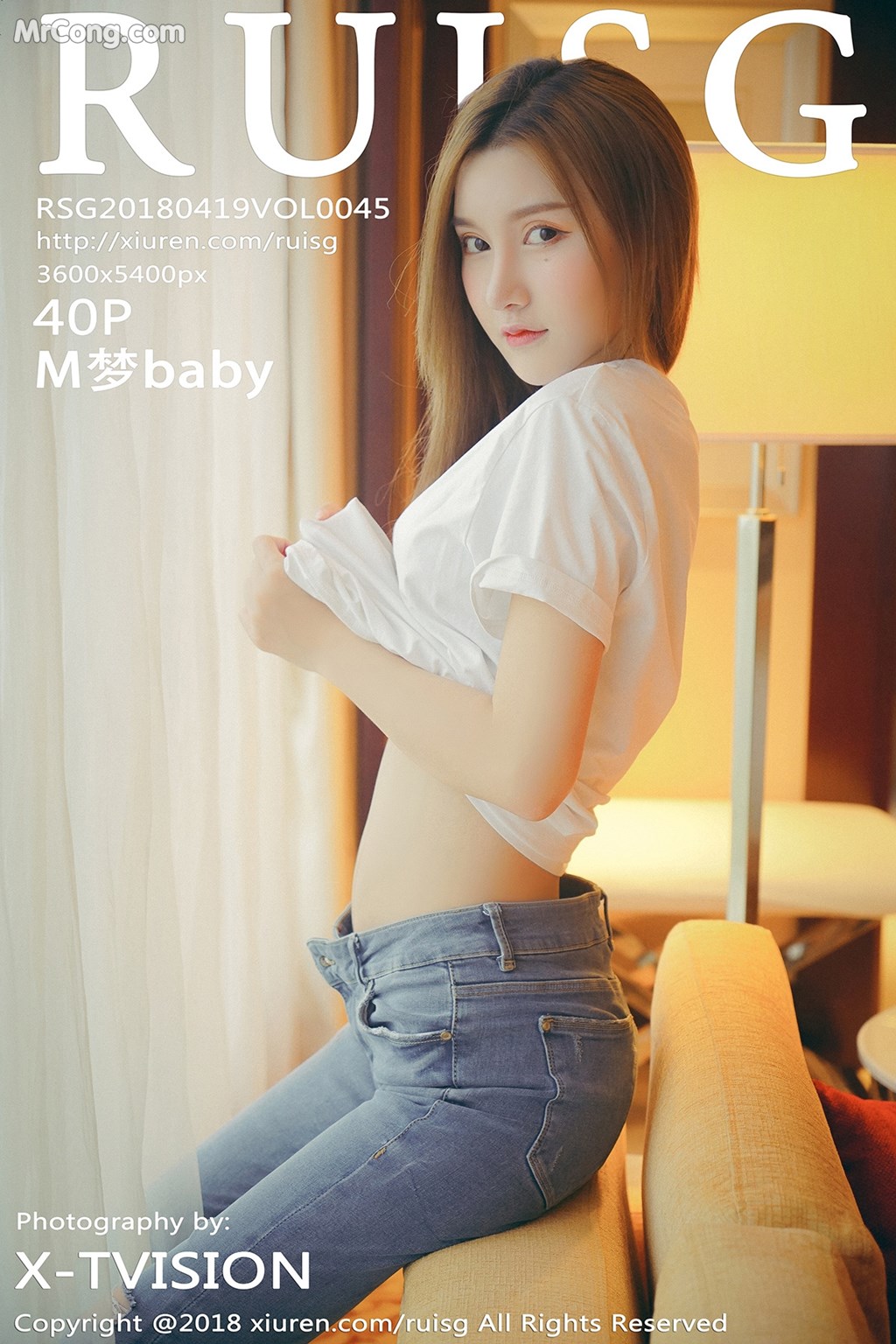 RuiSG Vol.045: Model M 梦 baby (41 photos)