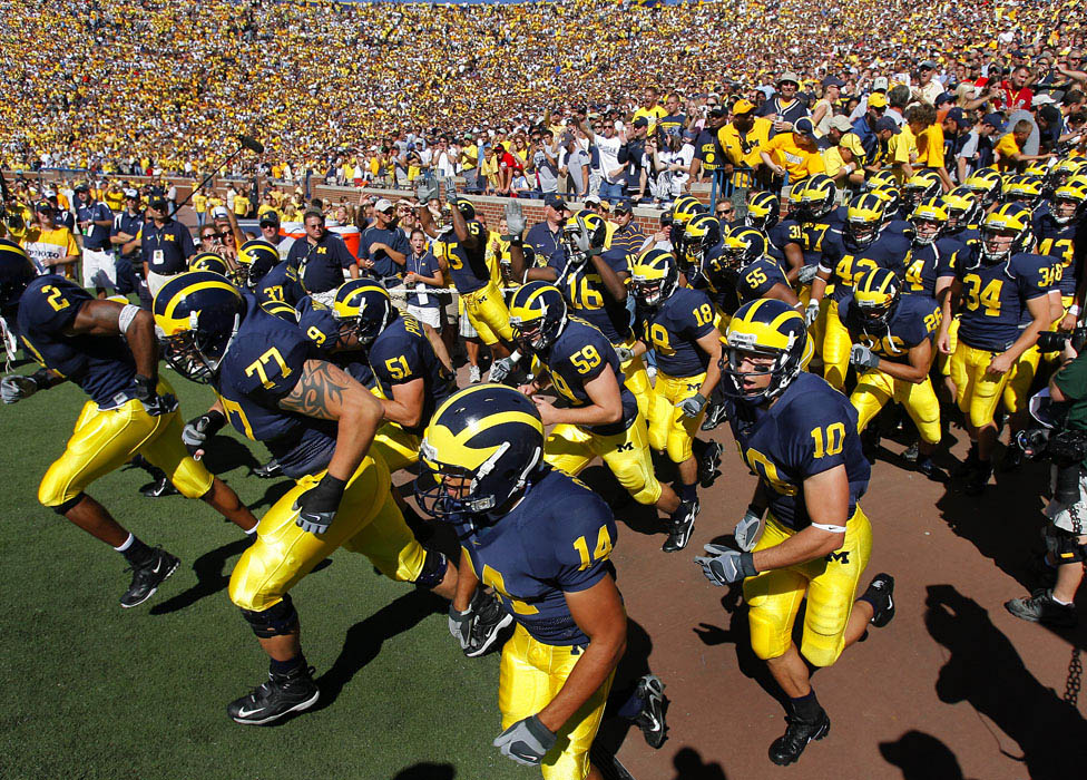 Blonde Hair on the Field: Michigan Football - wide 3