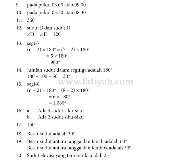 kunci jawaban matematika kelas 4 halaman 195