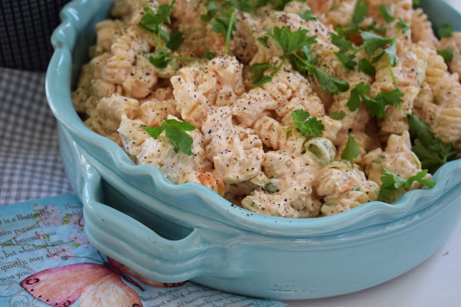Smaskelismaskens Krämig pastasallad med sweet chili