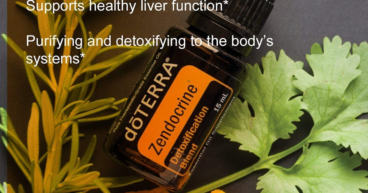 Healthy Living and Essential Oils Zendocrine detoxification blend