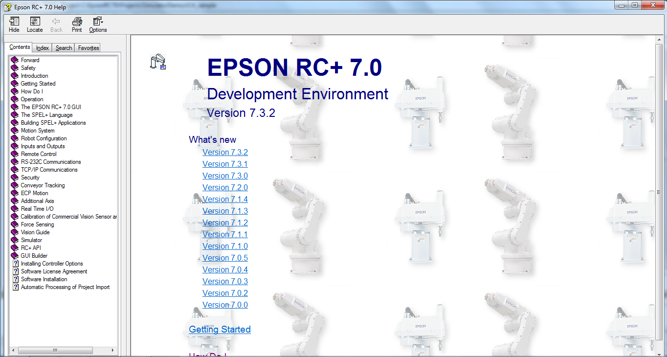 More Detail About Help Menu on the EPSON RC+ Software Robotics University