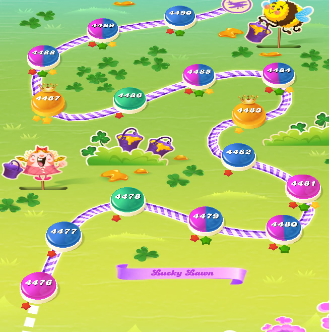 Candy Crush Saga level 4476-4490 Candy Crush Saga level 4476-4490