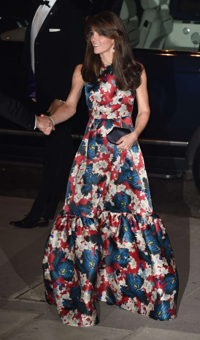 Kate Middleton smoulders in floral Erdem at the 100 Women in Hedge Funds Event