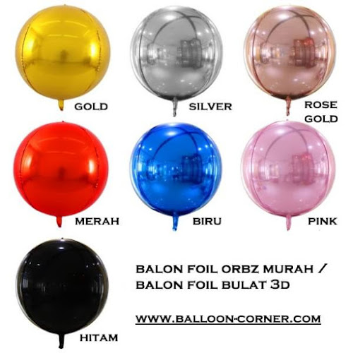 Balon Foil Orbz (MURAH)