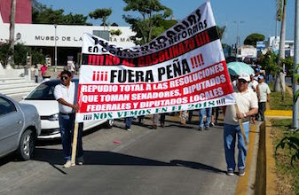 Multi-marchas: Protestan contra gasolinazo en Cancún, FCP y Chetumal