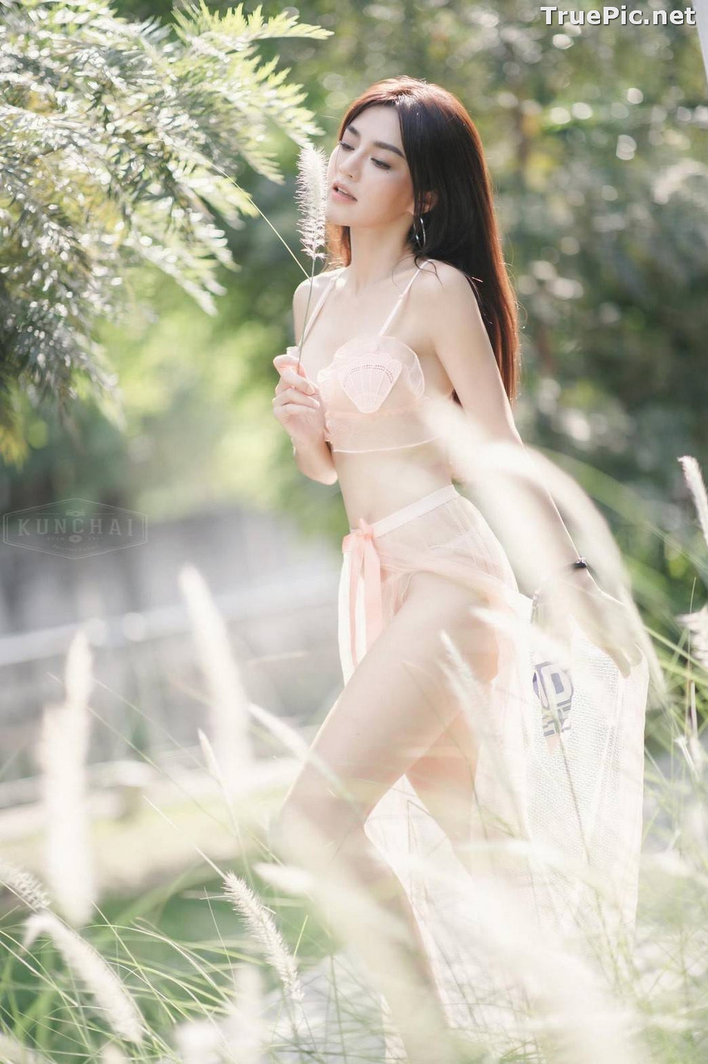 Image Thailand Model - ลฎาภา รัชตะอมรโชติ - Pink Transparent Lingerie - TruePic.net - Picture-11