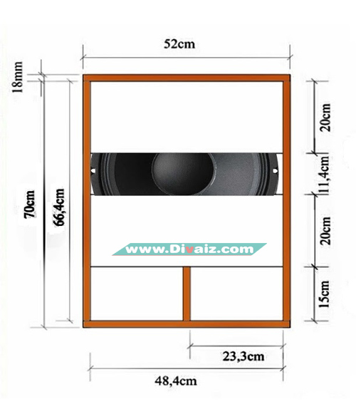 skema box 18 inch rcf