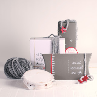 decoración navidad con lanas self packaging