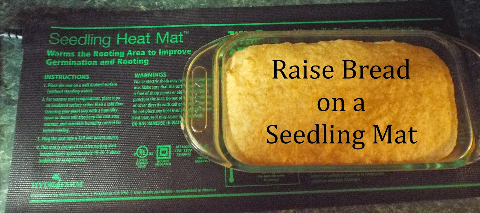The Cheerful Agrarian Raise Bread on a Seedling Mat