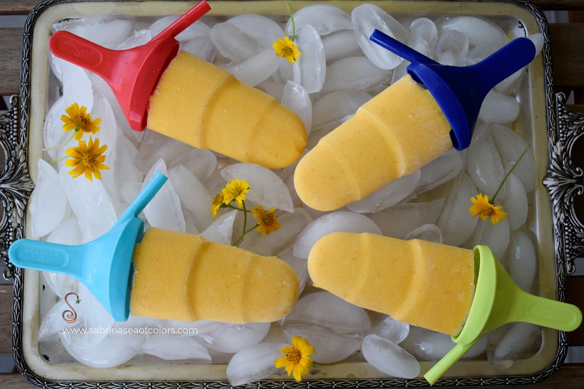 Helado de mango y yogur - Sabrina´s Sea of Colors