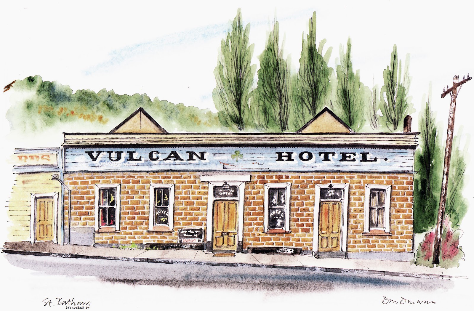 Don Donovan's World Vulcan Hotel, St. Bathans, Central Otago