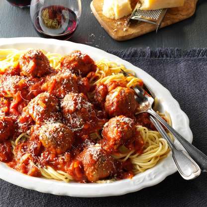 GOOD FOODIE: Slow Cooker Spaghetti and Meatballs