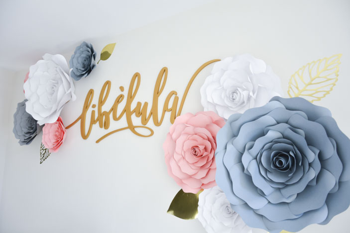 DIY: Cómo hacer flores gigantes de papel - Dibujos de Colores