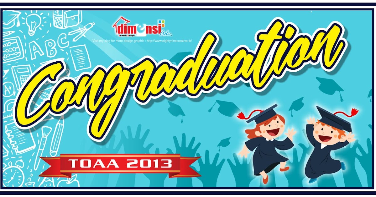 Download Desain  Spanduk Wisuda  Vector CDR  DIMENSI 