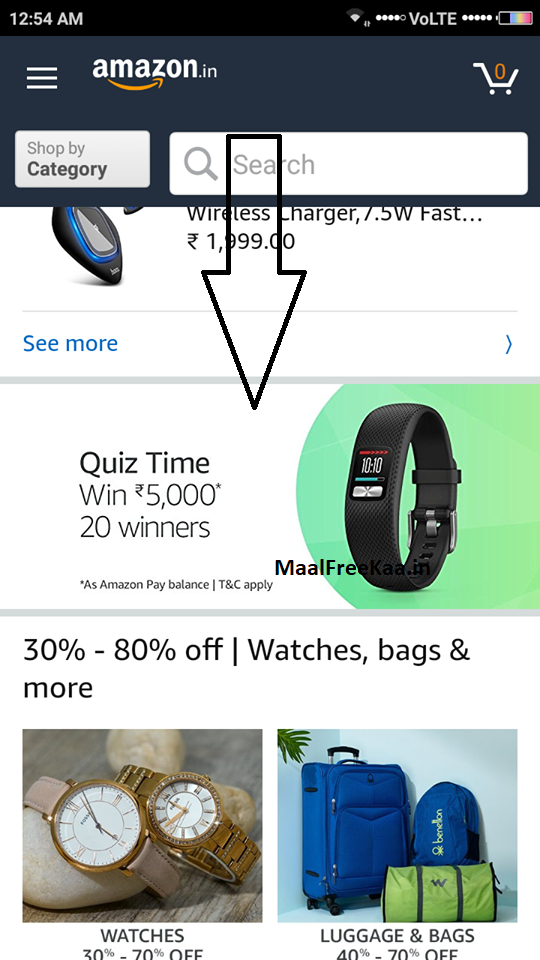 Amazon Garmin Vivofit 4 Quiz Time Answer Win Rs 5000 - Giveaway Free Sample Contest Reward Prize