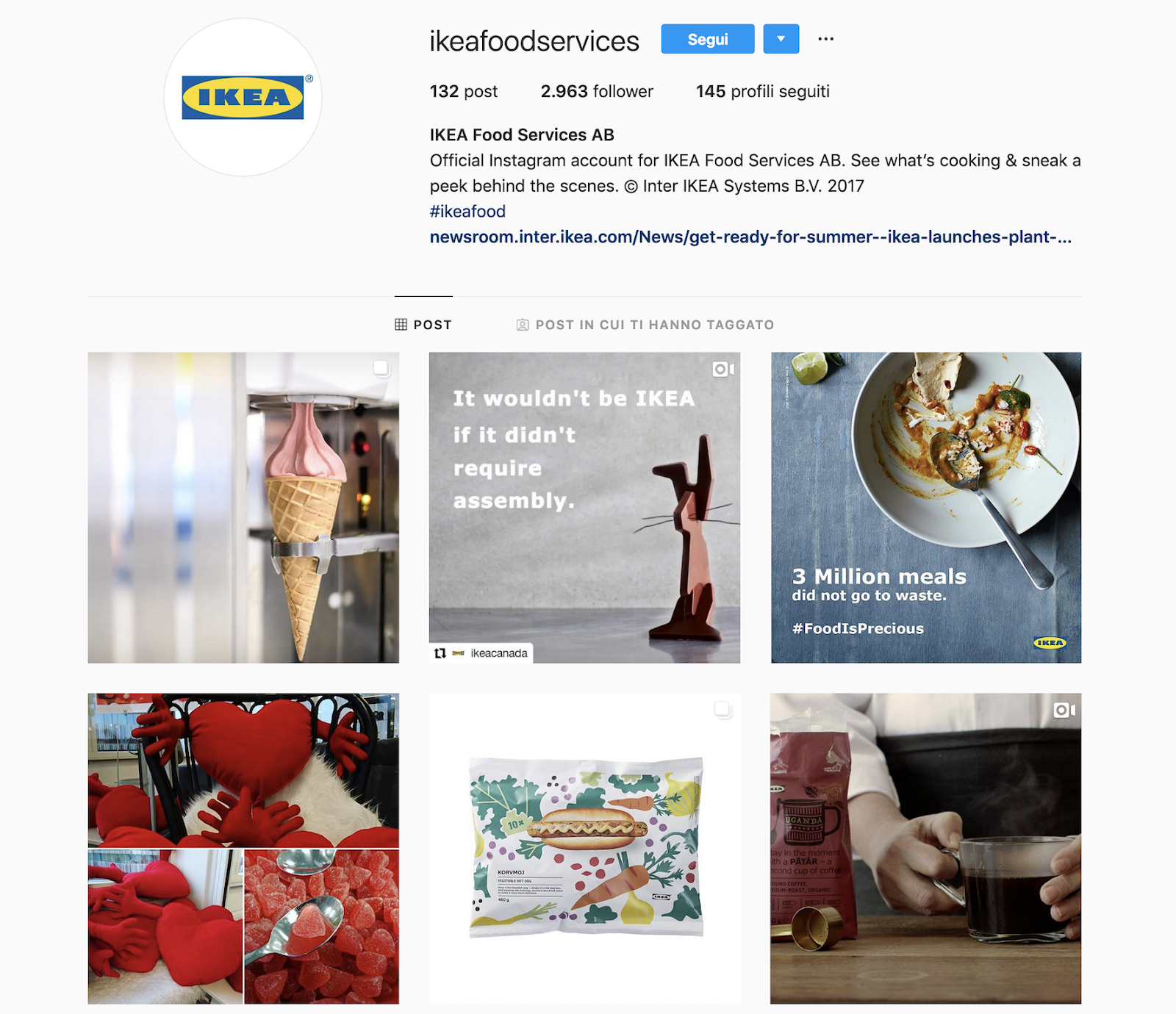 Da Ikea arriva il gelato alla fragola vegano