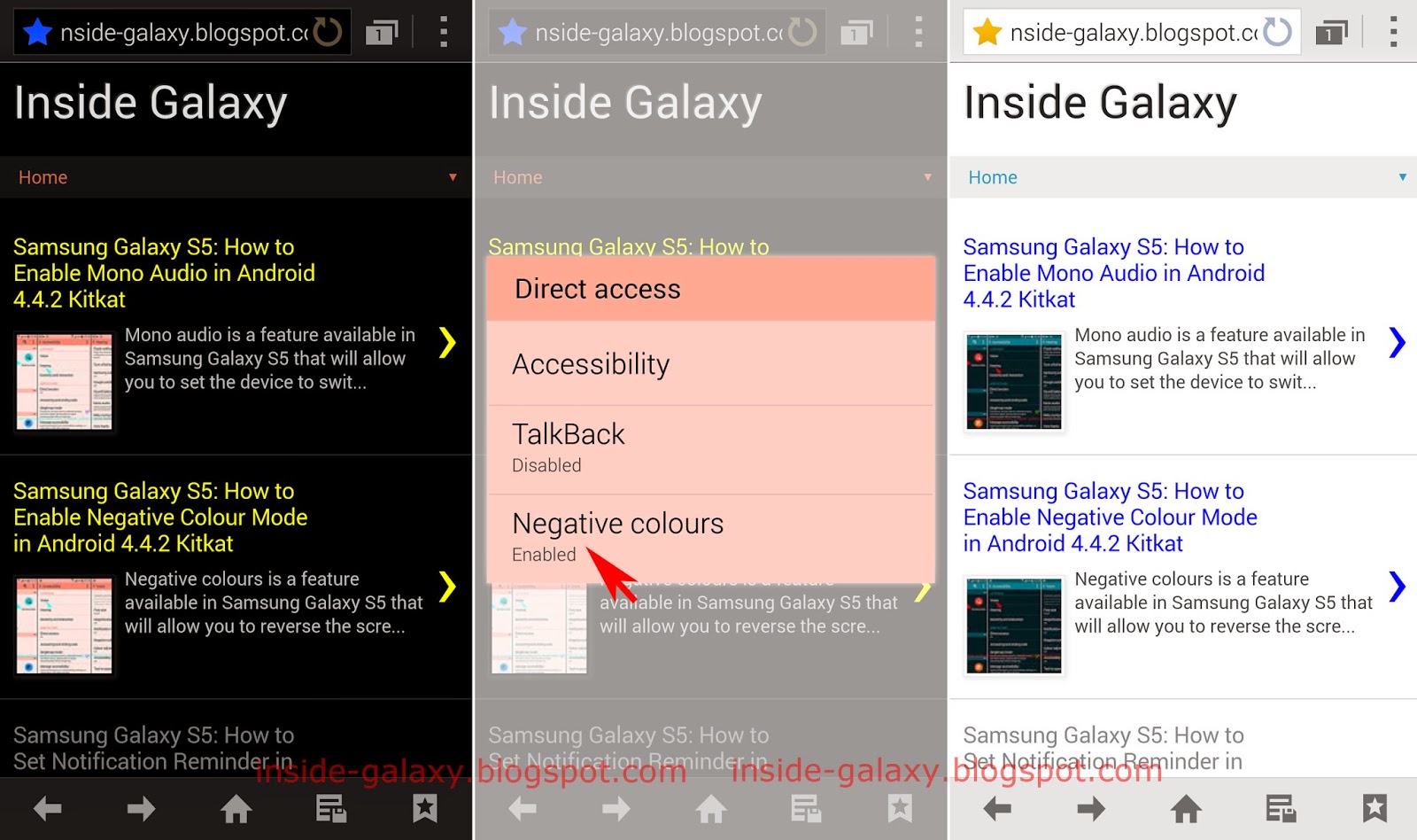 Inside Galaxy Samsung Galaxy S5 How To Fix Screen Colour Looks Like A
