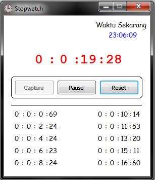 Syahrul's Lab: Cara Membuat Stopwatch Menggunakan VB 6