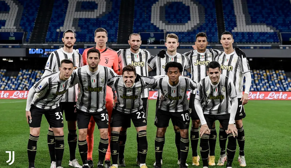 Le onze de la Juventus contre Napoli en Serie A