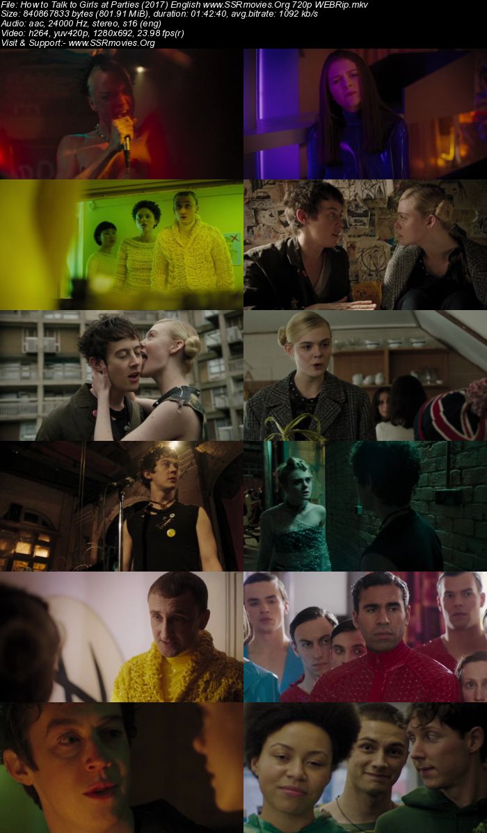 How to Talk to Girls at Parties (2017) English 720p WEBRip
