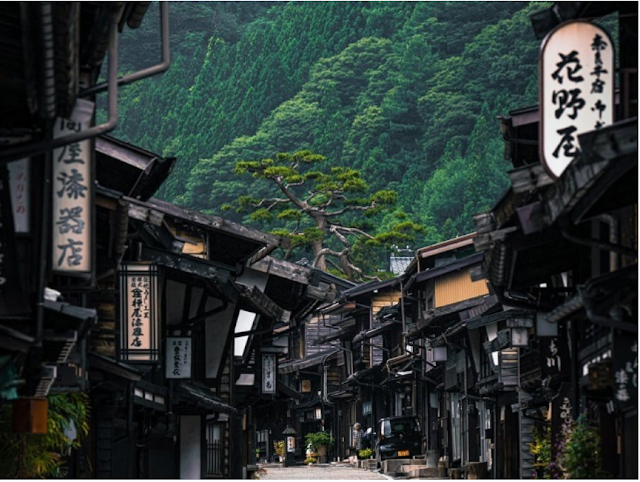 Narai-Juku, Kota Samurai Abadi di Tengah Pegunungan Nagano.