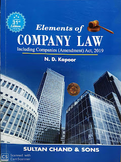 Elements of Company Law by N.D. Kapoor