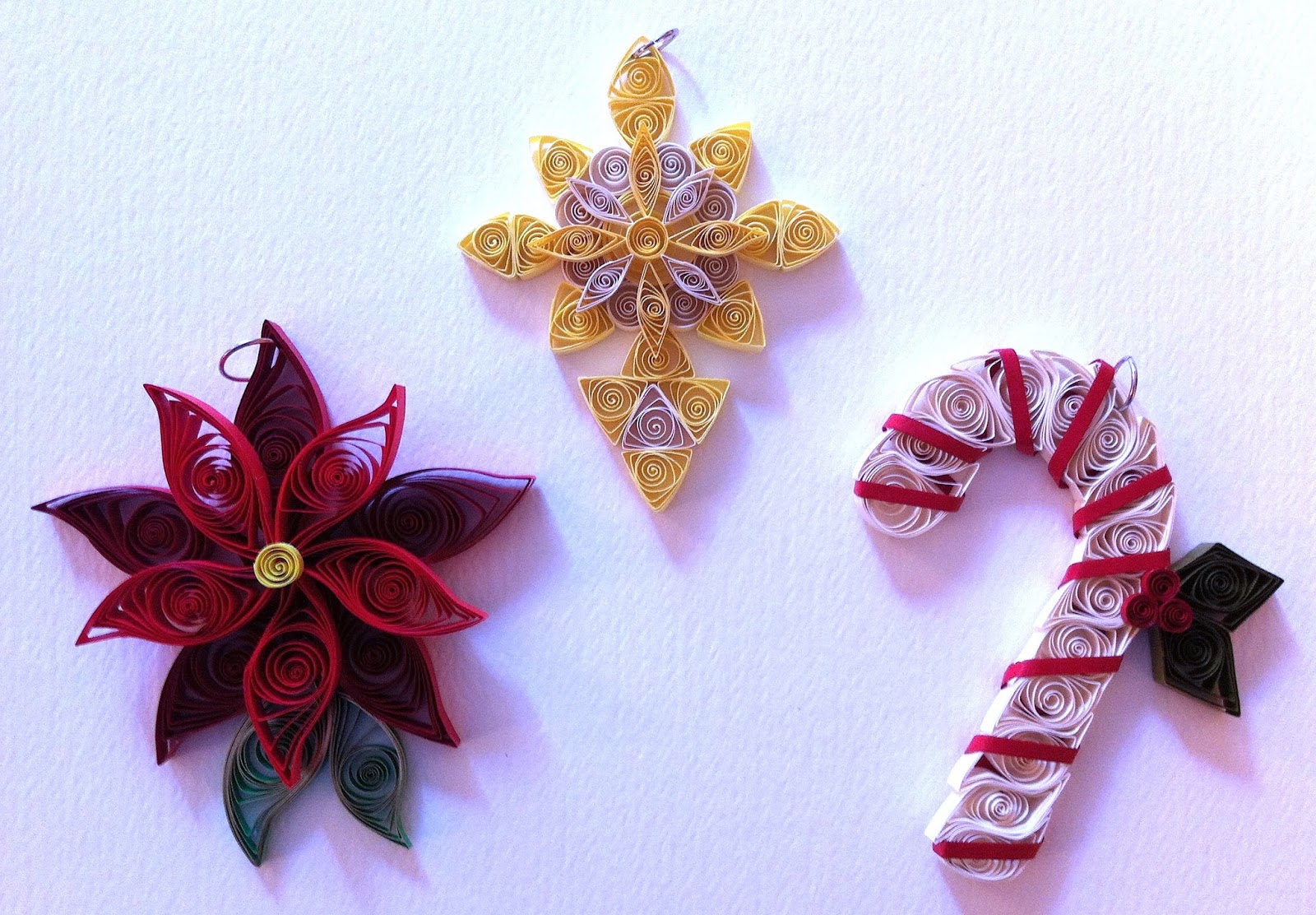 Stories, Stones, and Spirals Quilled Holiday Ornaments for the Charity