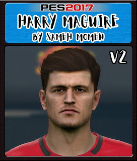 PES 2017 Faces Harry Maguire by Sameh Momen