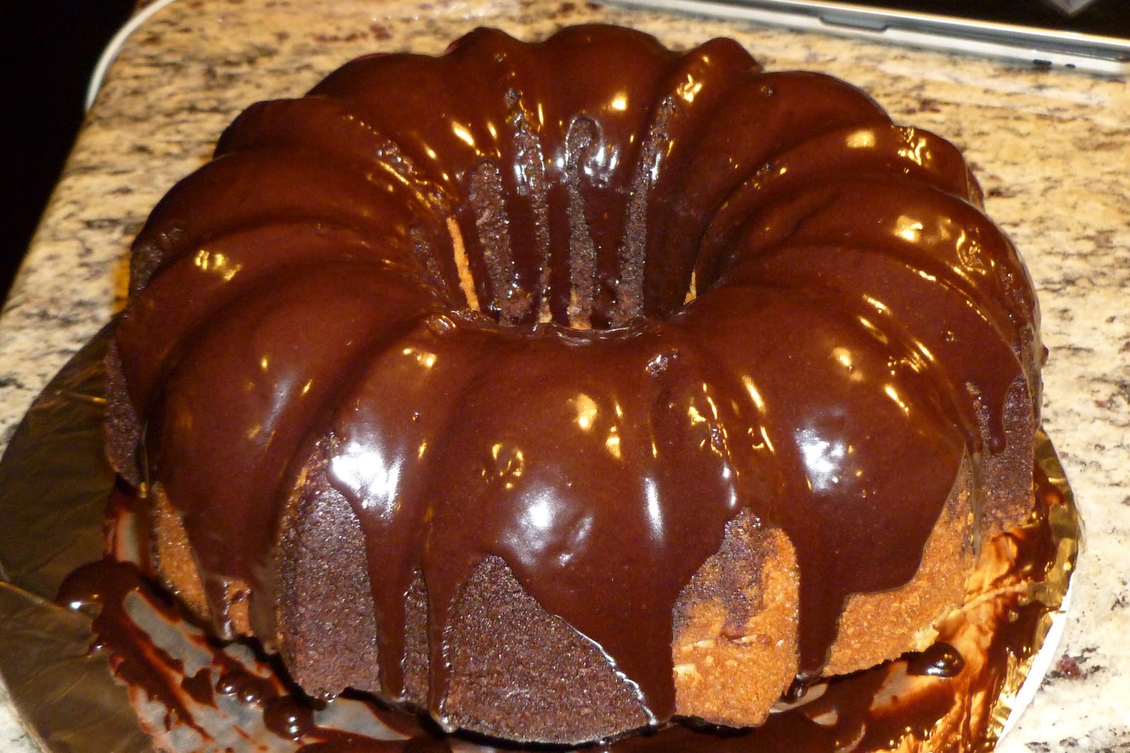 marble cake pound glaze chocolate baking pastry chef bundt rich