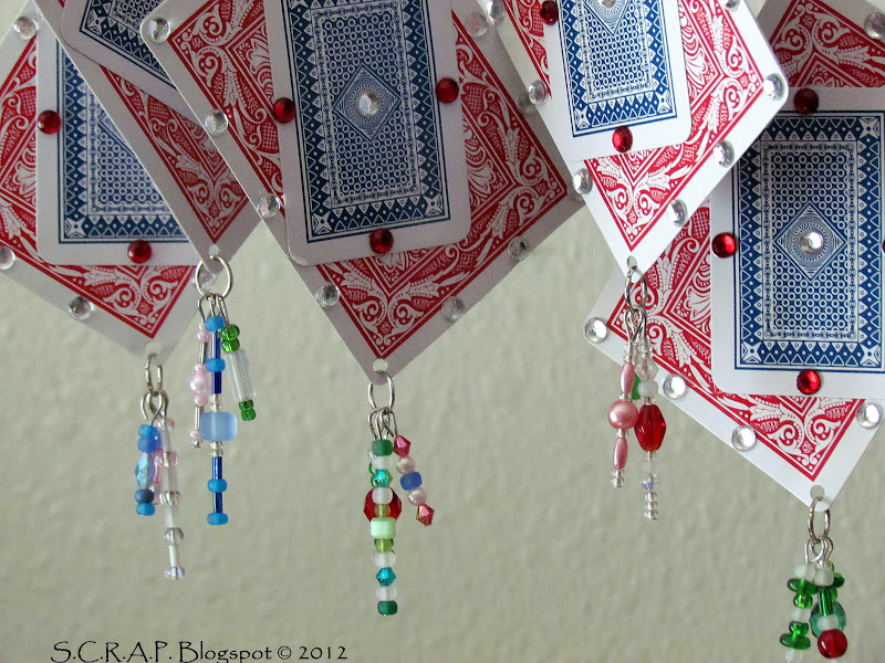 Playing Card Christmas Ornaments 