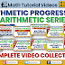 Complete Collection of Math Video Tutorials on Arithmetic Sequences/Progressions and Series