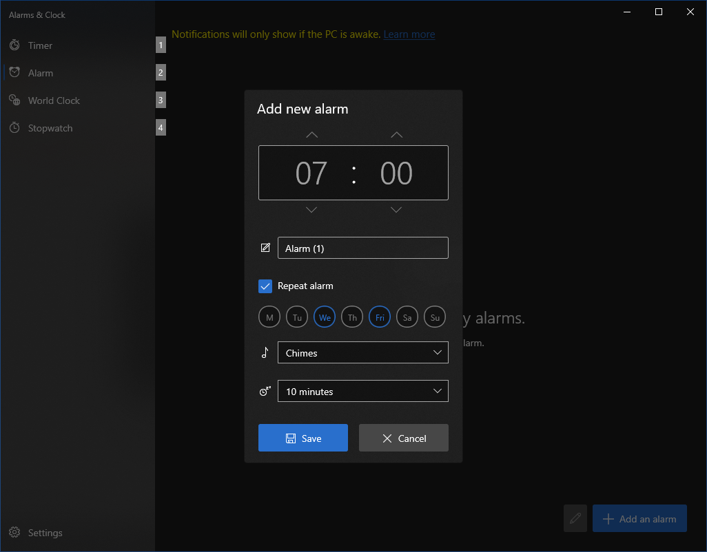 How to set and manage Alarms in Windows 10? Gear up Windows 11/10