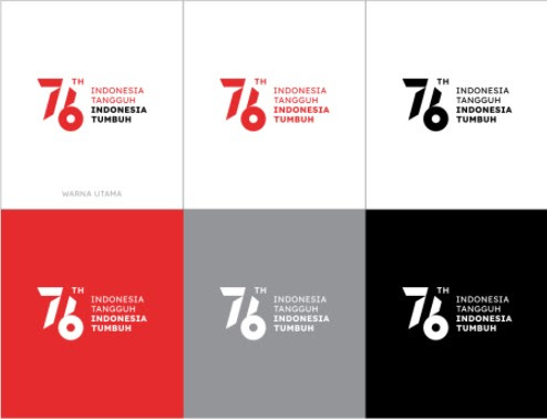 Logo dan Tema HUT RI ke 76 Tahun 2021 dan Contoh Desain - Coretan Guru