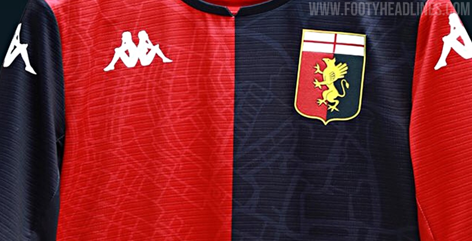 Genoa 21-22 Home Kit Released - Footy Headlines