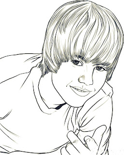 Colouring pictures of justin bieber 