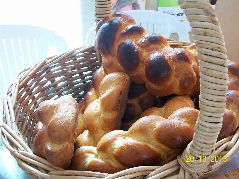 fresh baked swiss bread