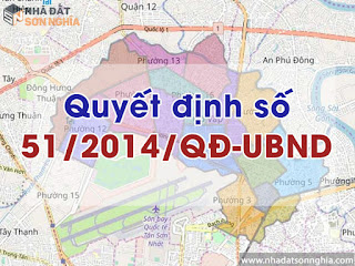 Quyết định số 51/2014/QĐ-UBND quy định giá đất quận Gò Vấp
