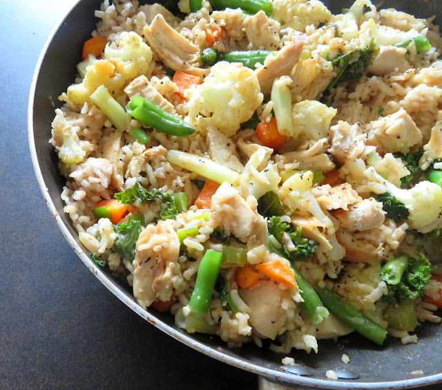 Chicken Pot Pie Stir Fry